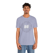 Load image into Gallery viewer, Write Brave Unisex Jersey Short Sleeve Tee