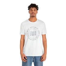 Load image into Gallery viewer, Write Brave Unisex Jersey Short Sleeve Tee