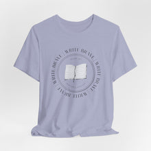 Load image into Gallery viewer, Write Brave Unisex Jersey Short Sleeve Tee