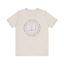 Load image into Gallery viewer, Write Brave Unisex Jersey Short Sleeve Tee