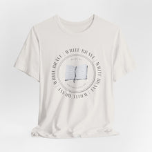 Load image into Gallery viewer, Write Brave Unisex Jersey Short Sleeve Tee